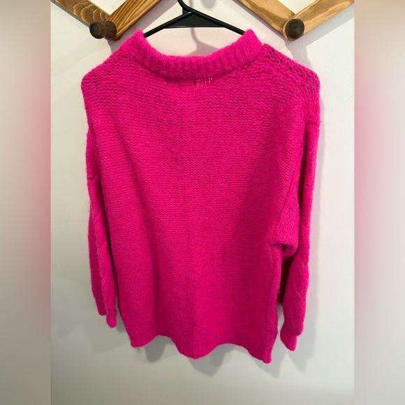 SMASH & TESS HOT PINK KNIT SWEATER - Picture 5 of 6